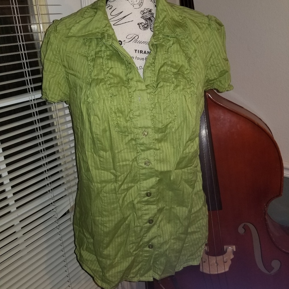 Lane Bryant Button Blouse
